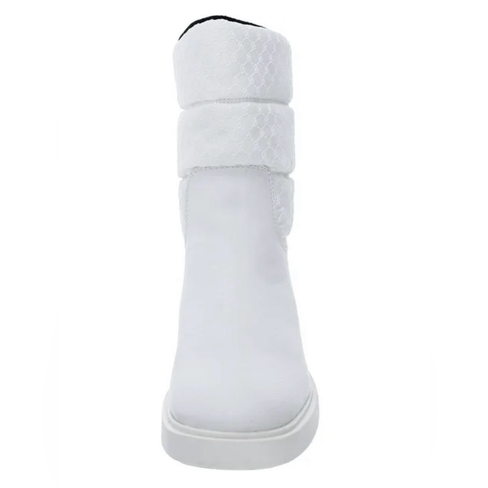 Franco Sarto Women's L-Snow Mid Calf Boots White - Picture 3 of 11